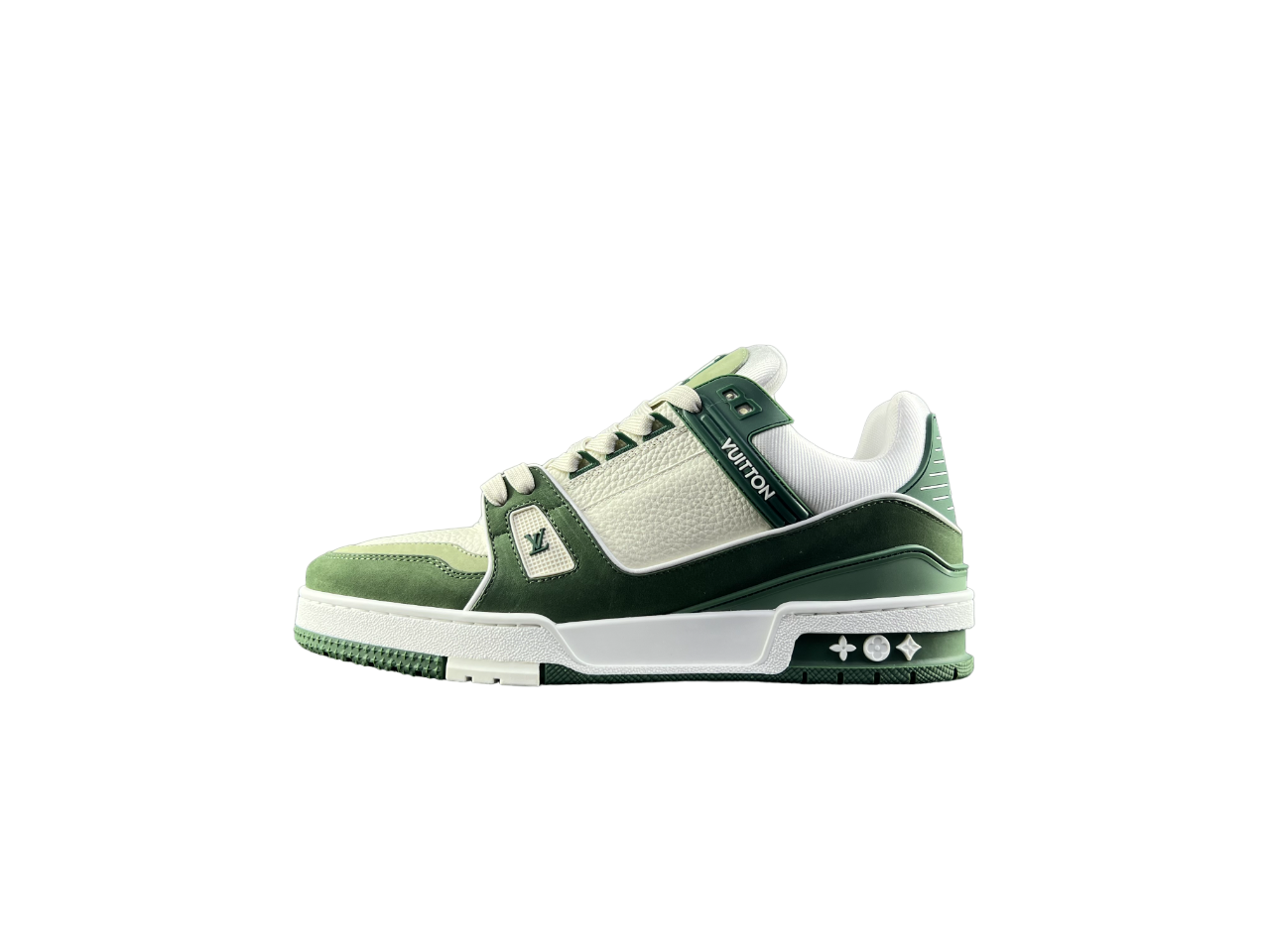 Louis Vuitton LV Trainers Army Verde - prezentare produs