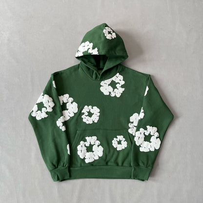 Denim Tears Hanorac Verde - prezentare produs