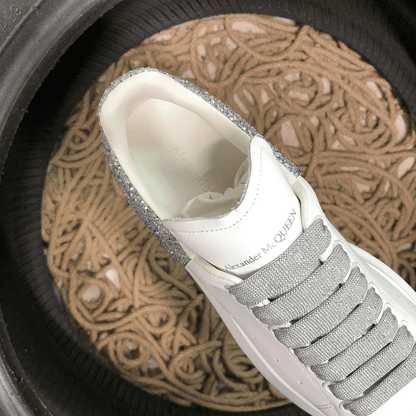 Alexander McQueen Argintiu Glitter Pantofi sport - prezentare produs