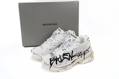 Balenciaga Runner Alb Grafitti Pantofi sport - prezentare produs