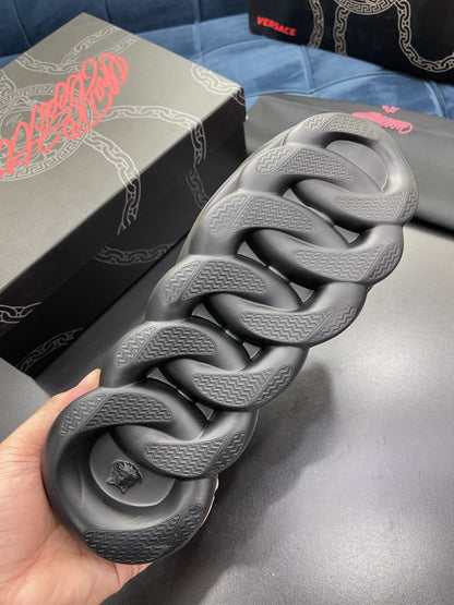 Versace Chain Reaction Violet Negru Pantofi sport - prezentare produs