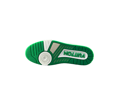 Louis Vuitton LV Trainers Alb Verde - prezentare produs
