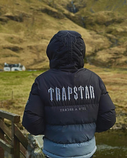 Trapstar Puffer Negru Gri Gradient - prezentare produs