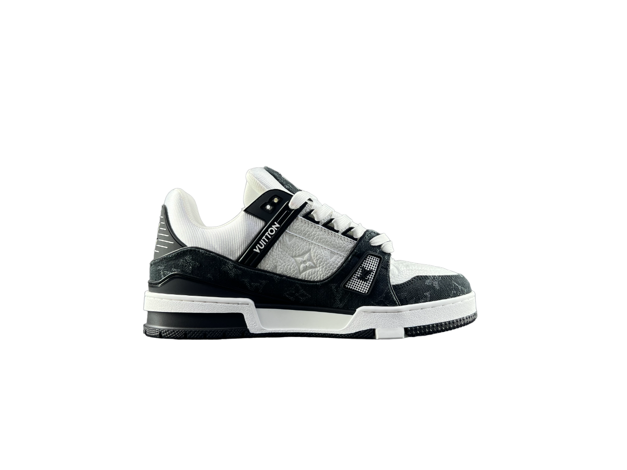 Louis Vuitton LV Pantofi sport Negru Alb - prezentare produs