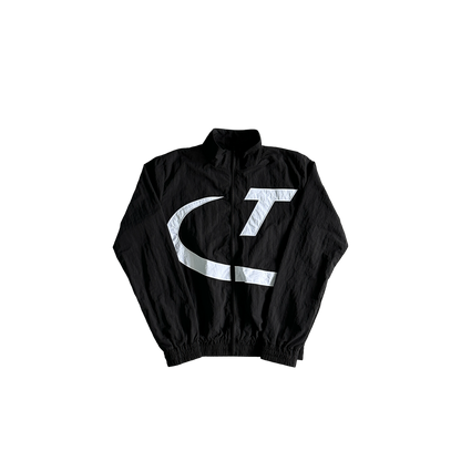 Trapstar Hyper Shellsuit Negru Albastru Trening - prezentare produs