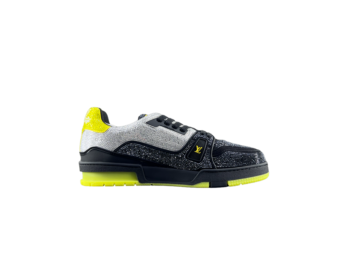 Louis Vuitton LV Pantofi sport Gri Negru Galben Luxury Ediție - prezentare produs