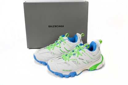 Balenciaga Track Verde Albastru Alb - prezentare produs
