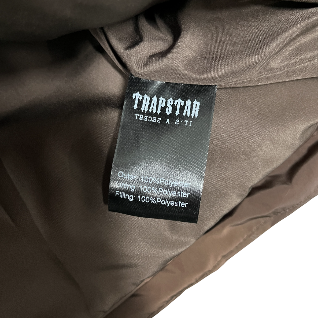 Trapstar Puffer Geacă Maro - prezentare produs