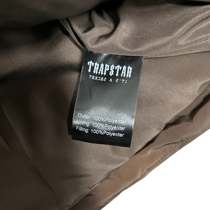 Trapstar Puffer Geacă Maro - prezentare produs