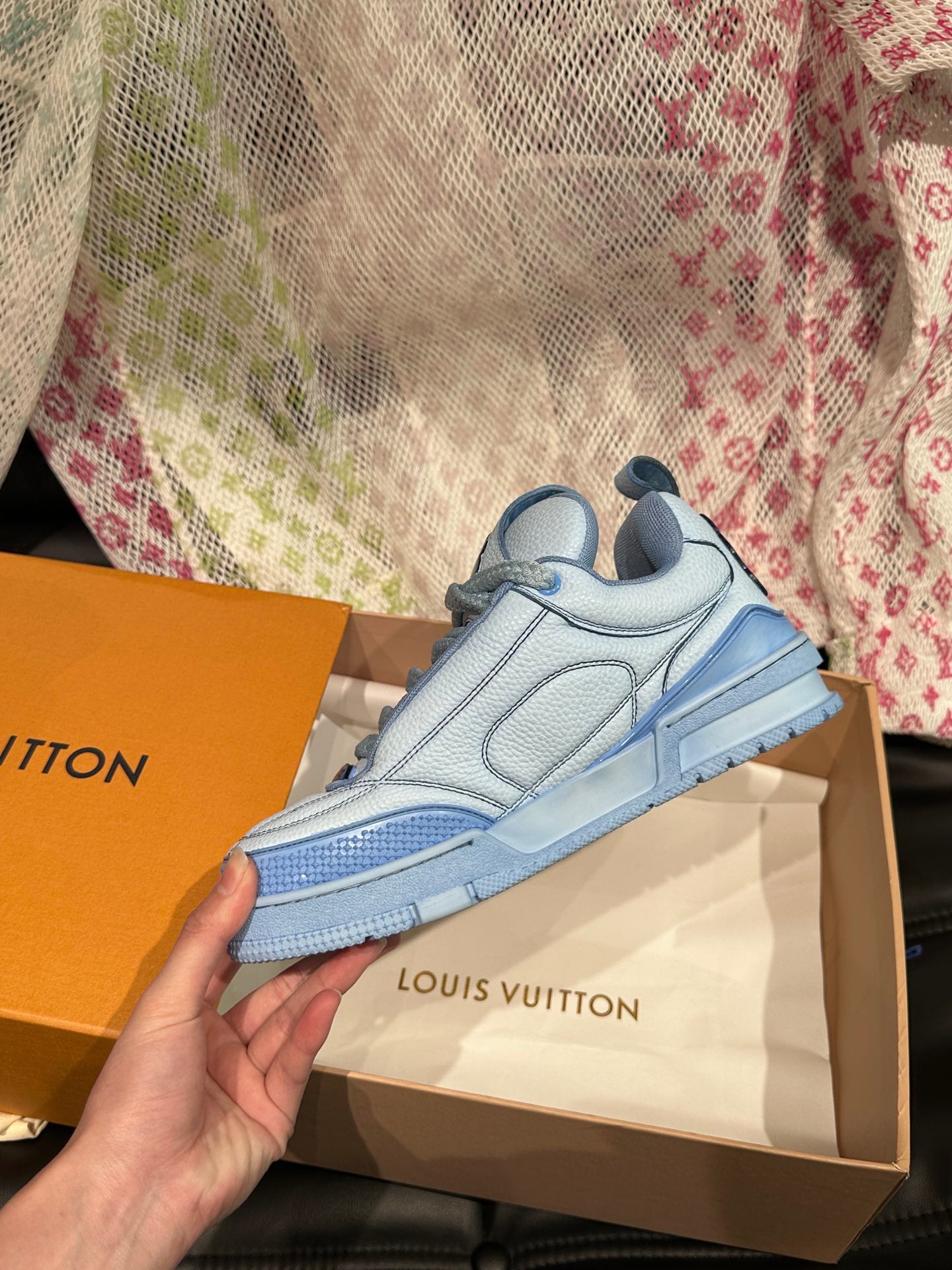 Louis Vuitton LV Skate Baby Albastru Pantofi sport - prezentare produs