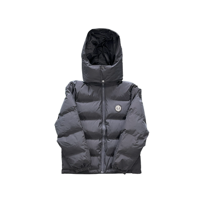 Trapstar Detachable Hooded Puffer Stone - prezentare produs