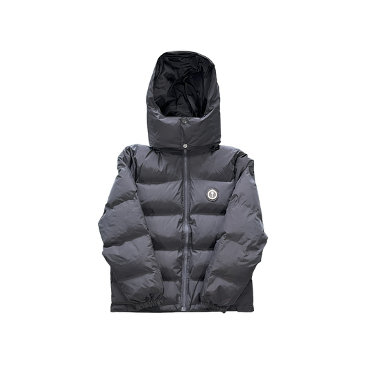 Trapstar Detachable Hooded Puffer Stone - prezentare produs