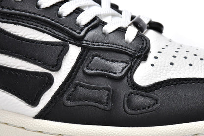 Amiri Skeleton Low Alb Negru - prezentare produs