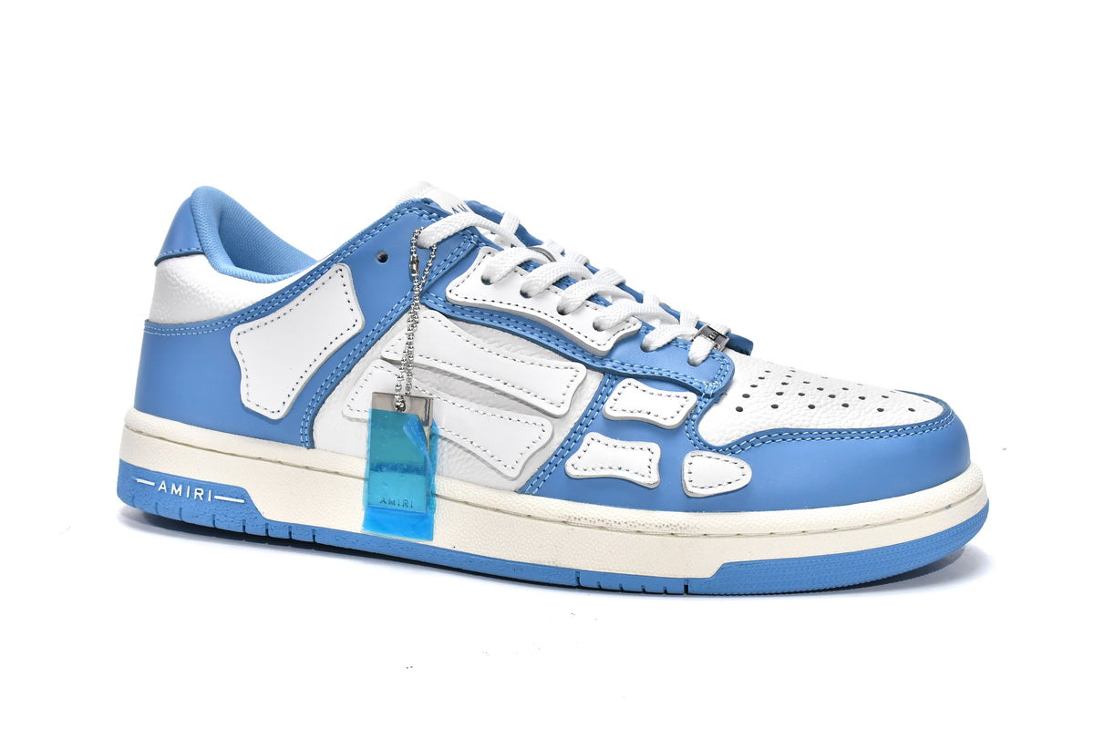 Amiri Skeleton Low Alb Albastru - prezentare produs