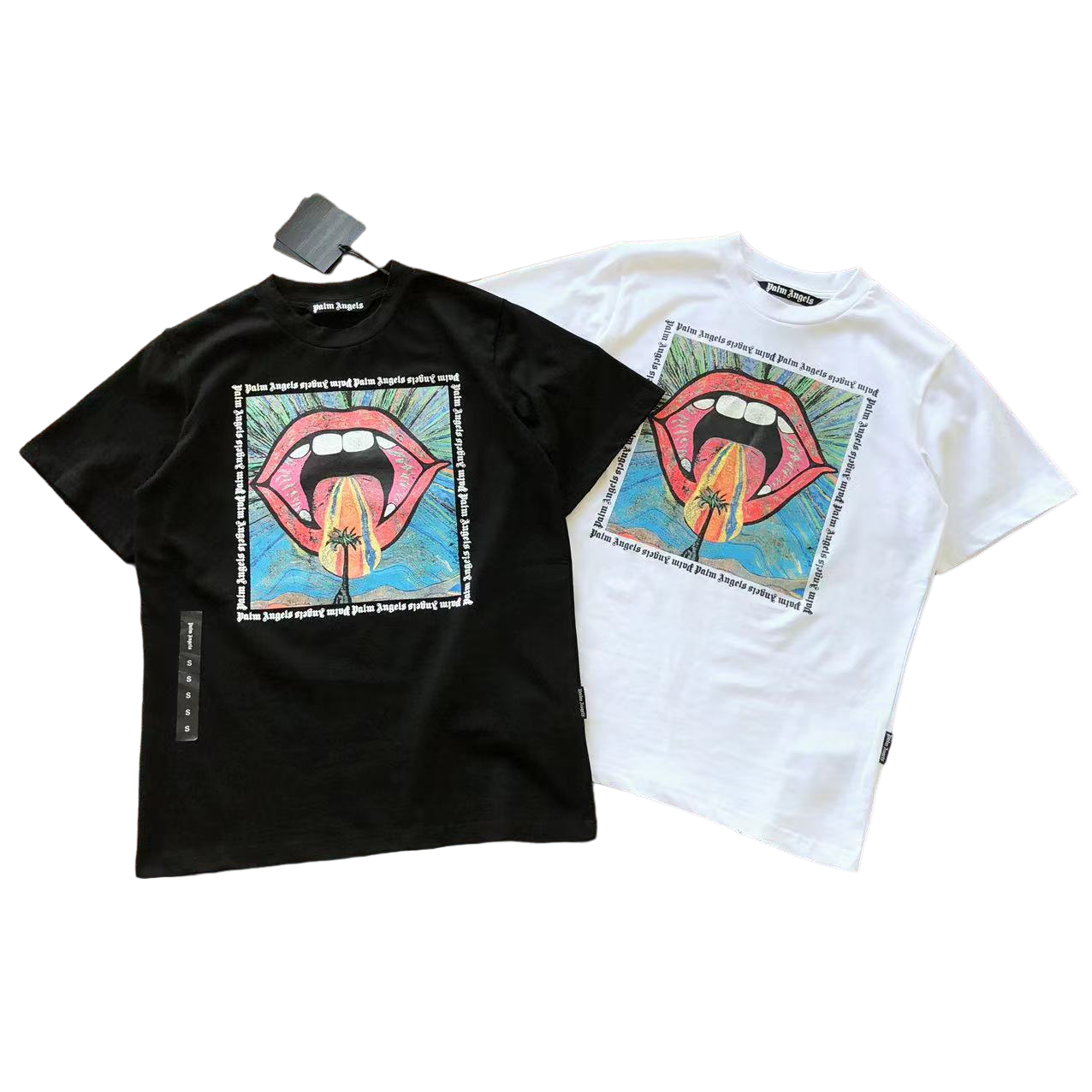 Palm Angels Mouth Tricou - prezentare produs