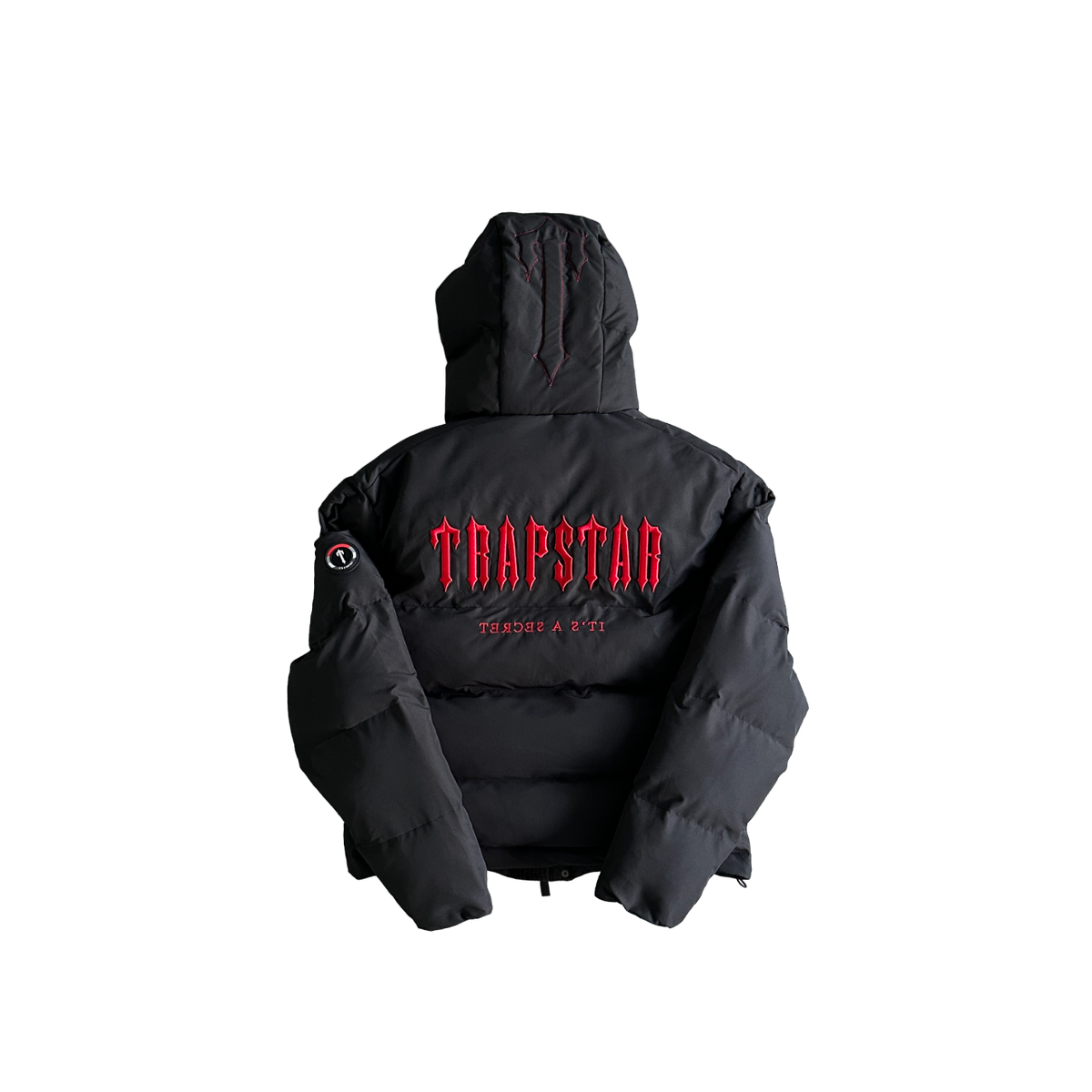 Trapstar Geacă Hooded Negru Roșu New Colecție - prezentare produs