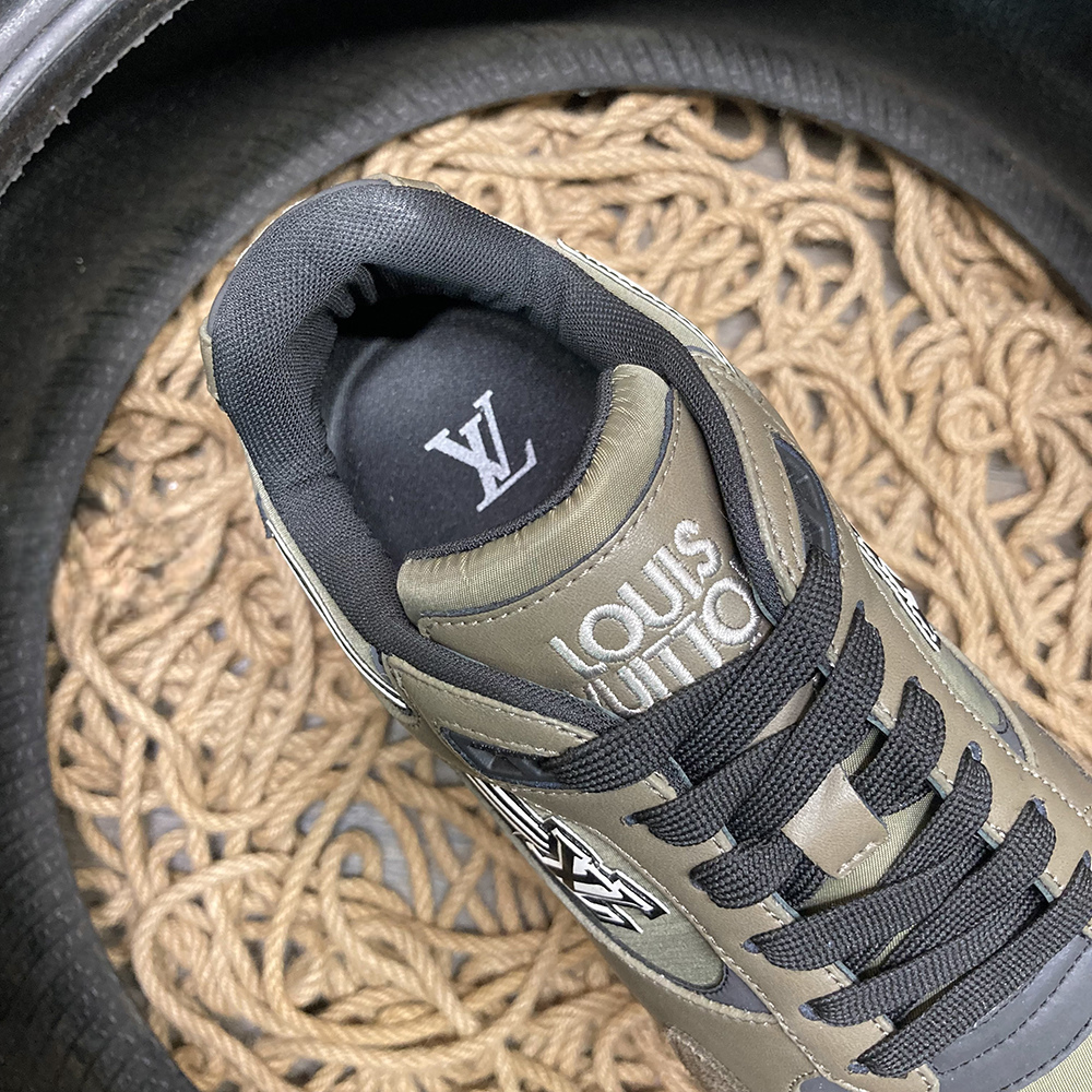 Louis Vuitton LV Run Away Dark Verde Pantofi sport - prezentare produs