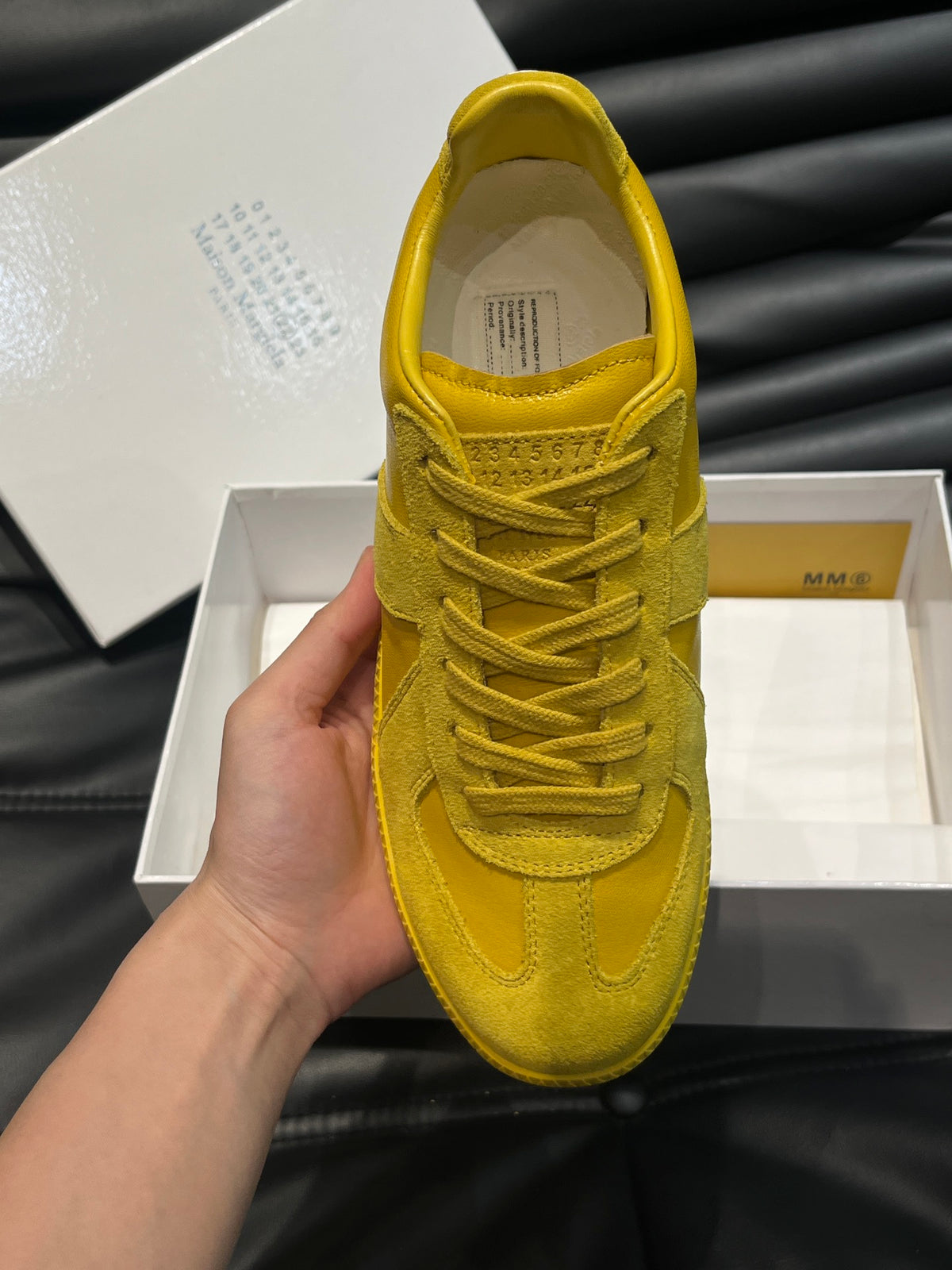 Maison Margiela Trainers Galben - prezentare produs