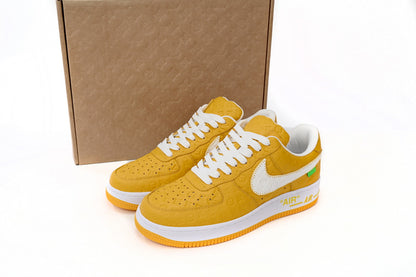 LV X Nike Air Force 1 Galben - prezentare produs