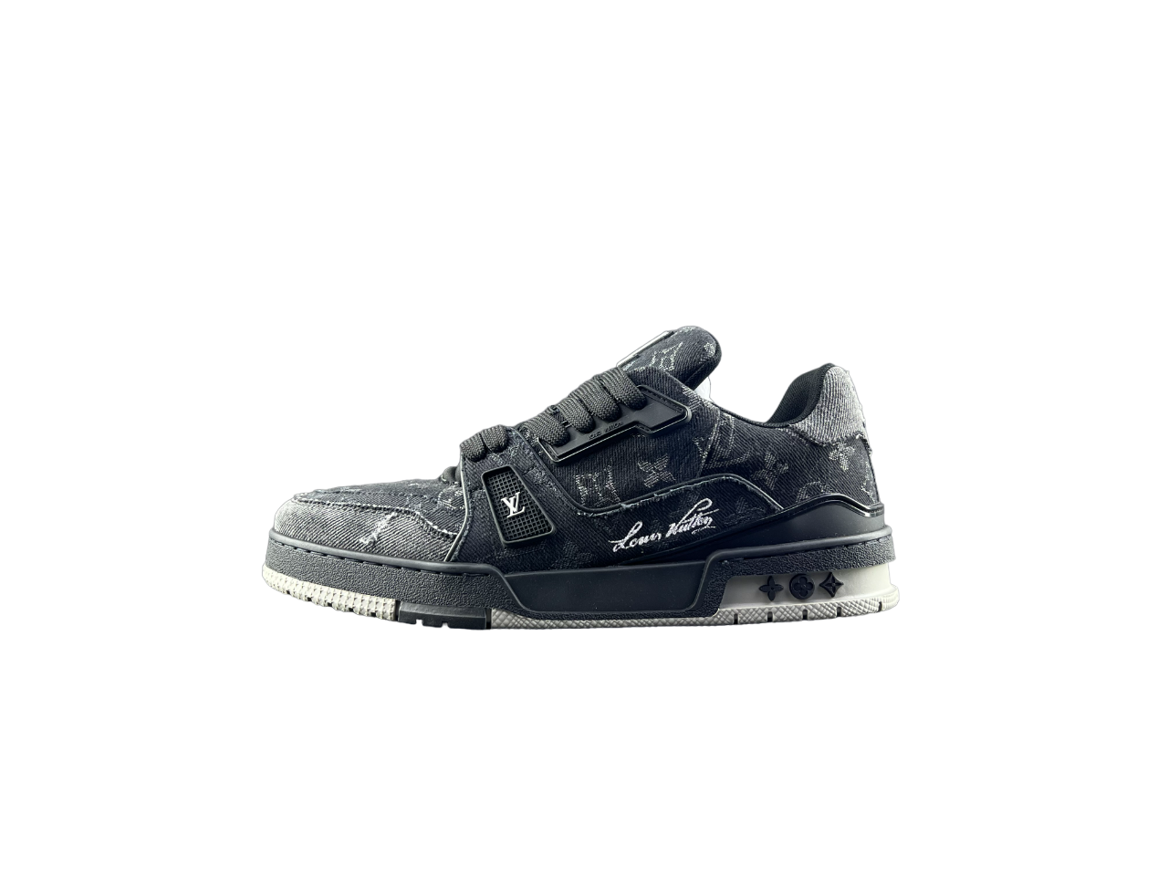 Louis Vuitton LV Trainers Negru Gri - prezentare produs