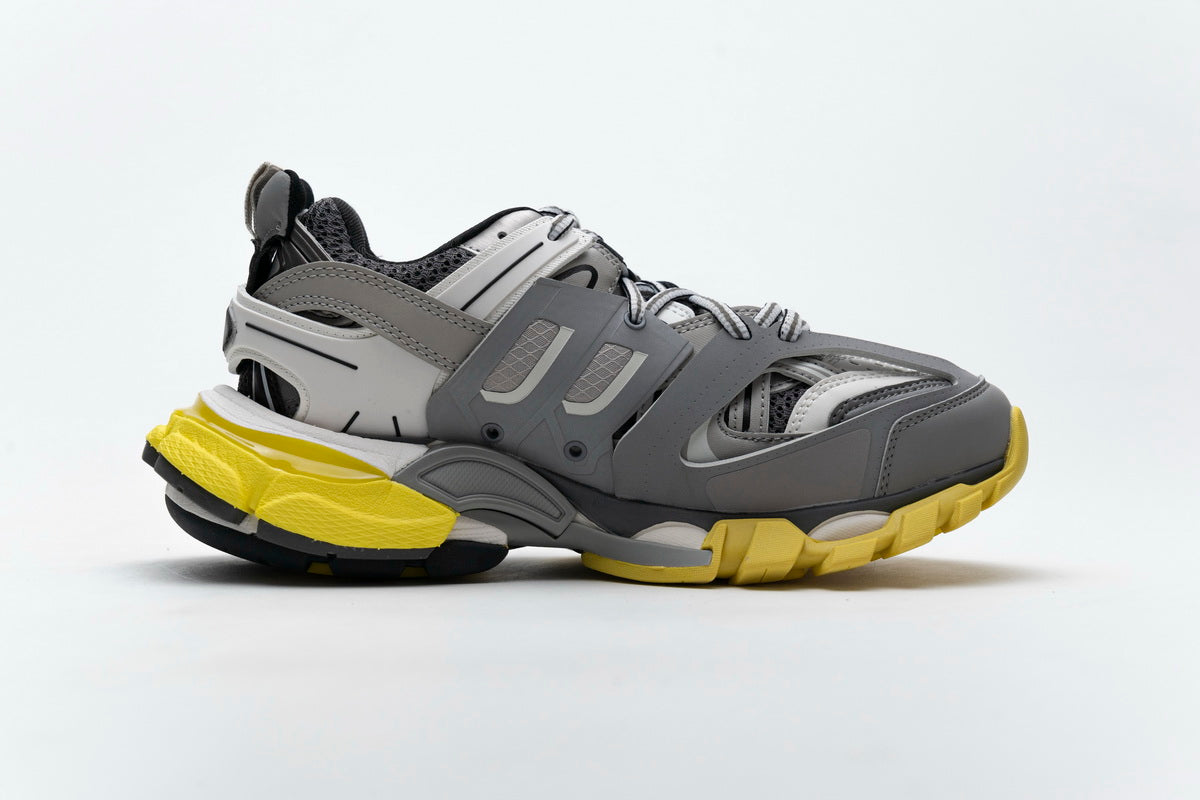 Balenciaga Track Alb Gri Galben - prezentare produs