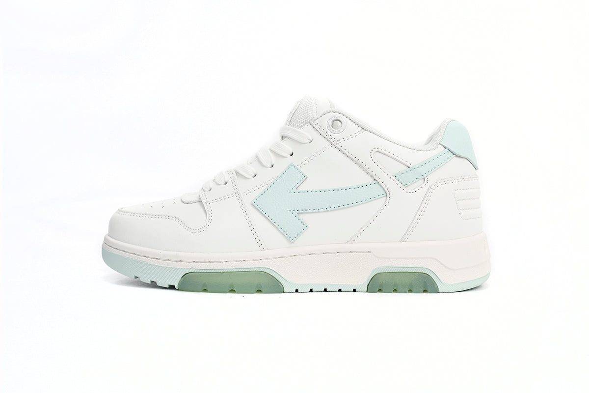 Off-White Off-White Out Of Office Light Verde Alb Pantofi sport - prezentare produs