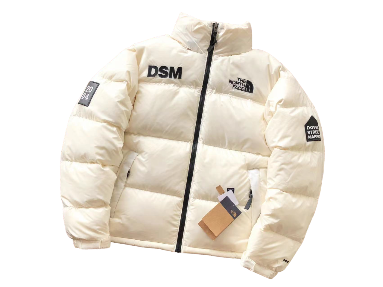 Moncler Geacă Alb Negru - prezentare produs