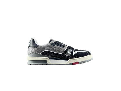 Louis Vuitton LV Pantofi sport Negru Alb Diamonds Luxury Ediție - prezentare produs