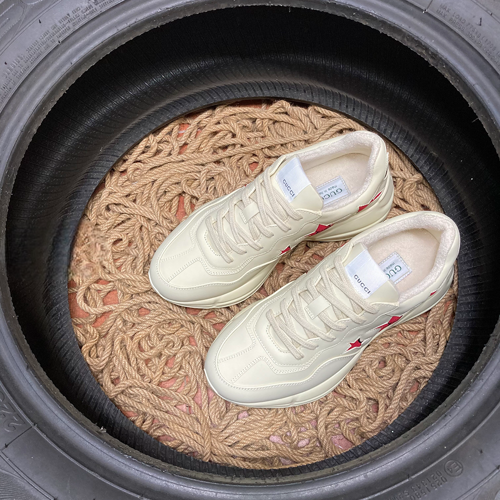 Gucci Rython Alb 3 Stars Pantofi sport - prezentare produs