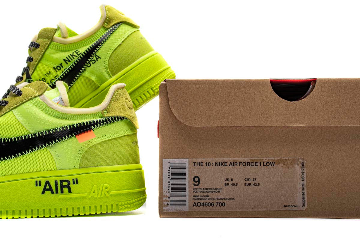 Nike Off-White X Air Force 1 Volt - prezentare produs