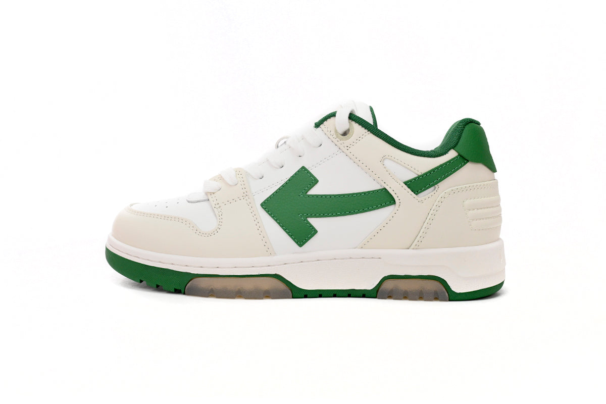 Off-White Off-White Out Of Office Alb Verde Pantofi sport - prezentare produs