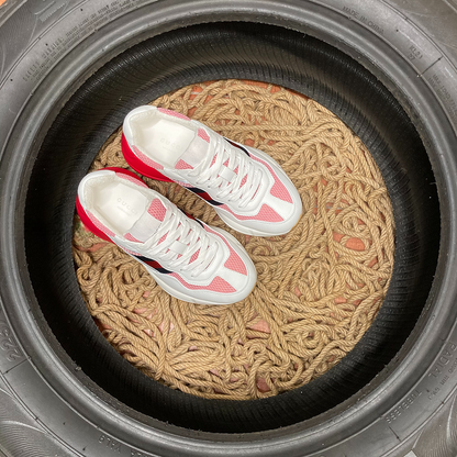 Gucci Rython Roșu Alb Pantofi sport - prezentare produs