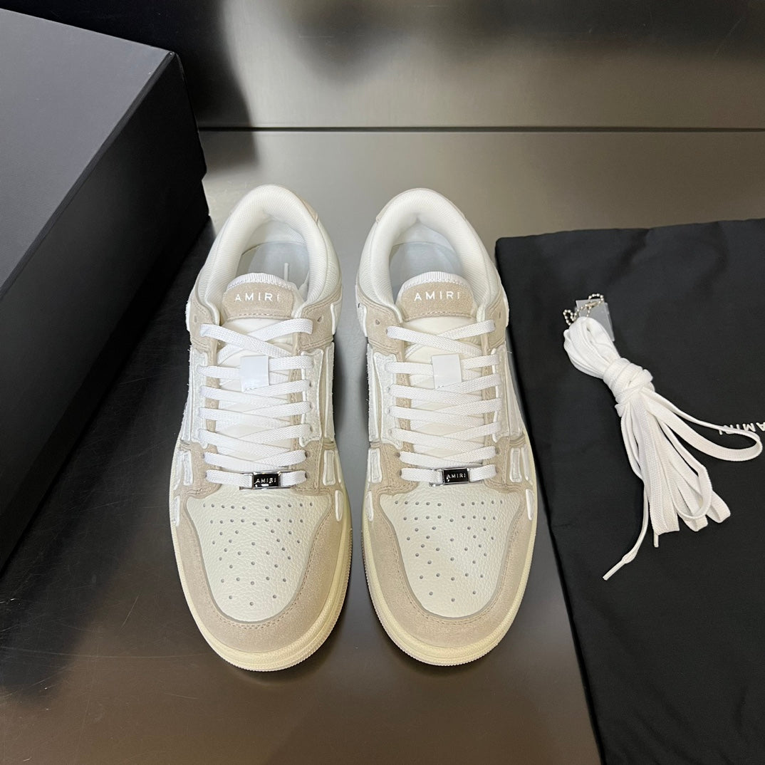 Amiri Skeleton Alb Crem Pantofi sport - prezentare produs