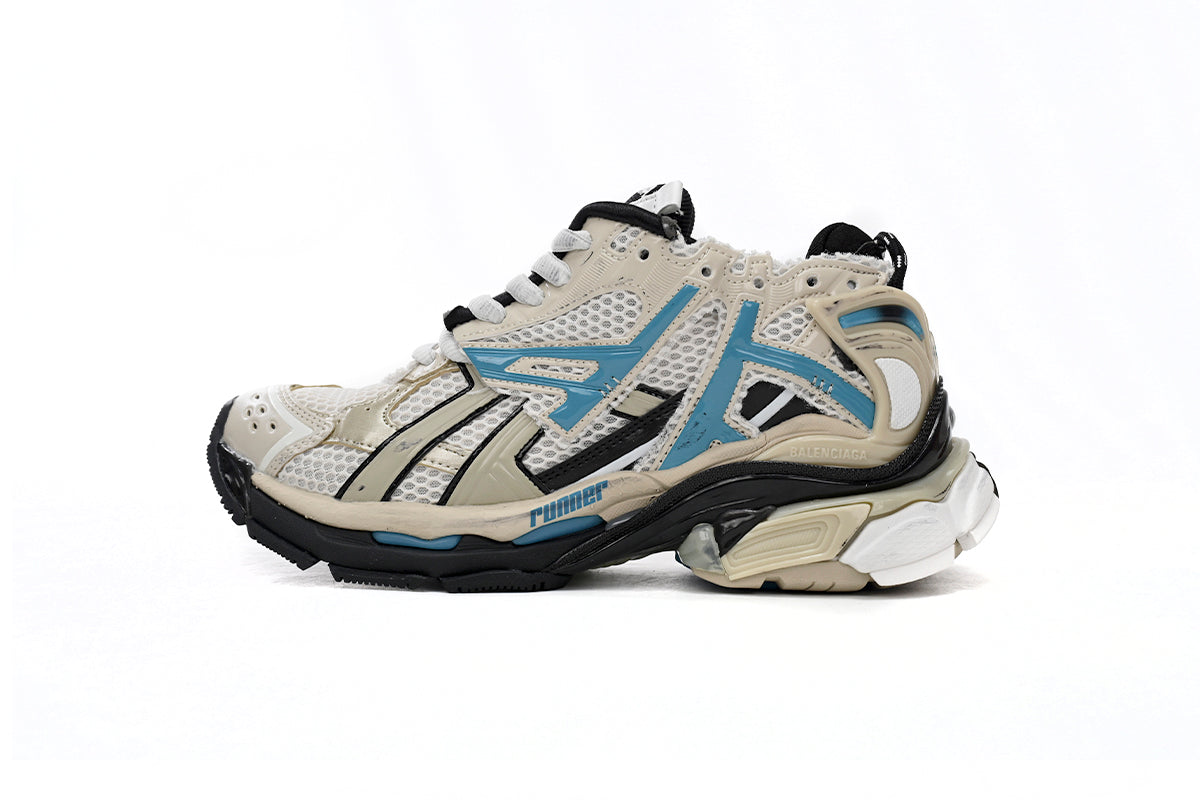 Balenciaga Runner Gri Albastru - prezentare produs