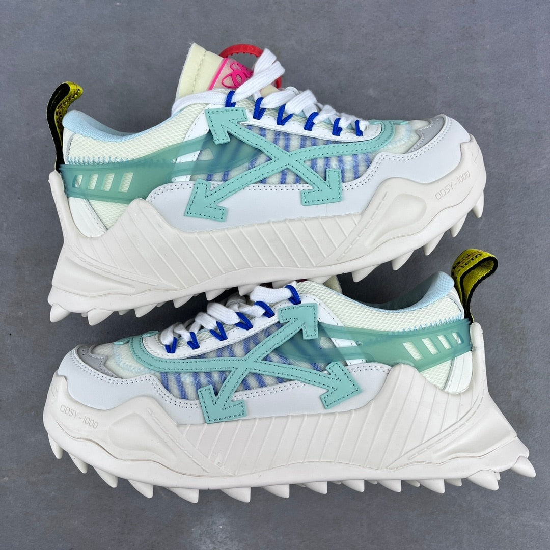Off-White Off-White Odsy 1000 Alb Mint Pantofi sport - prezentare produs