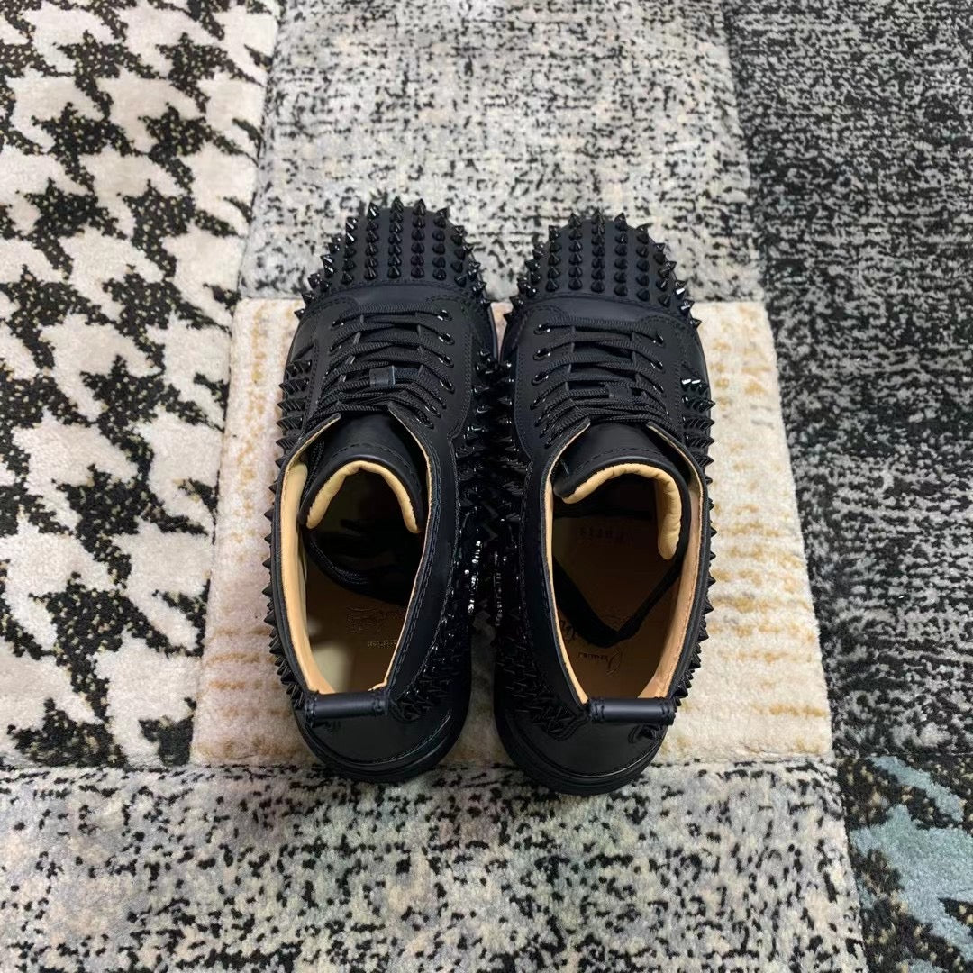 Christian Louboutin High Full Negru - prezentare produs