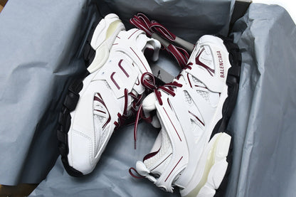 Balenciaga Track Alb Claret Roșu - prezentare produs