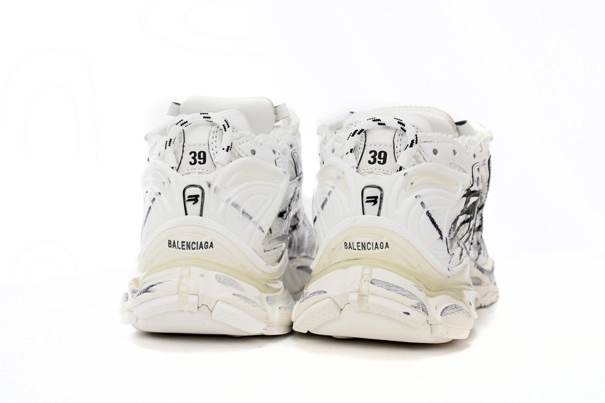 Balenciaga Runner Alb Grafitti Pantofi sport - prezentare produs
