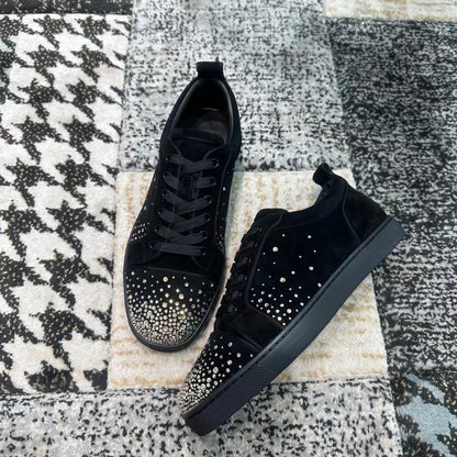 Christian Louboutin Negru Argintiu Diamonds Pantofi sport - prezentare produs