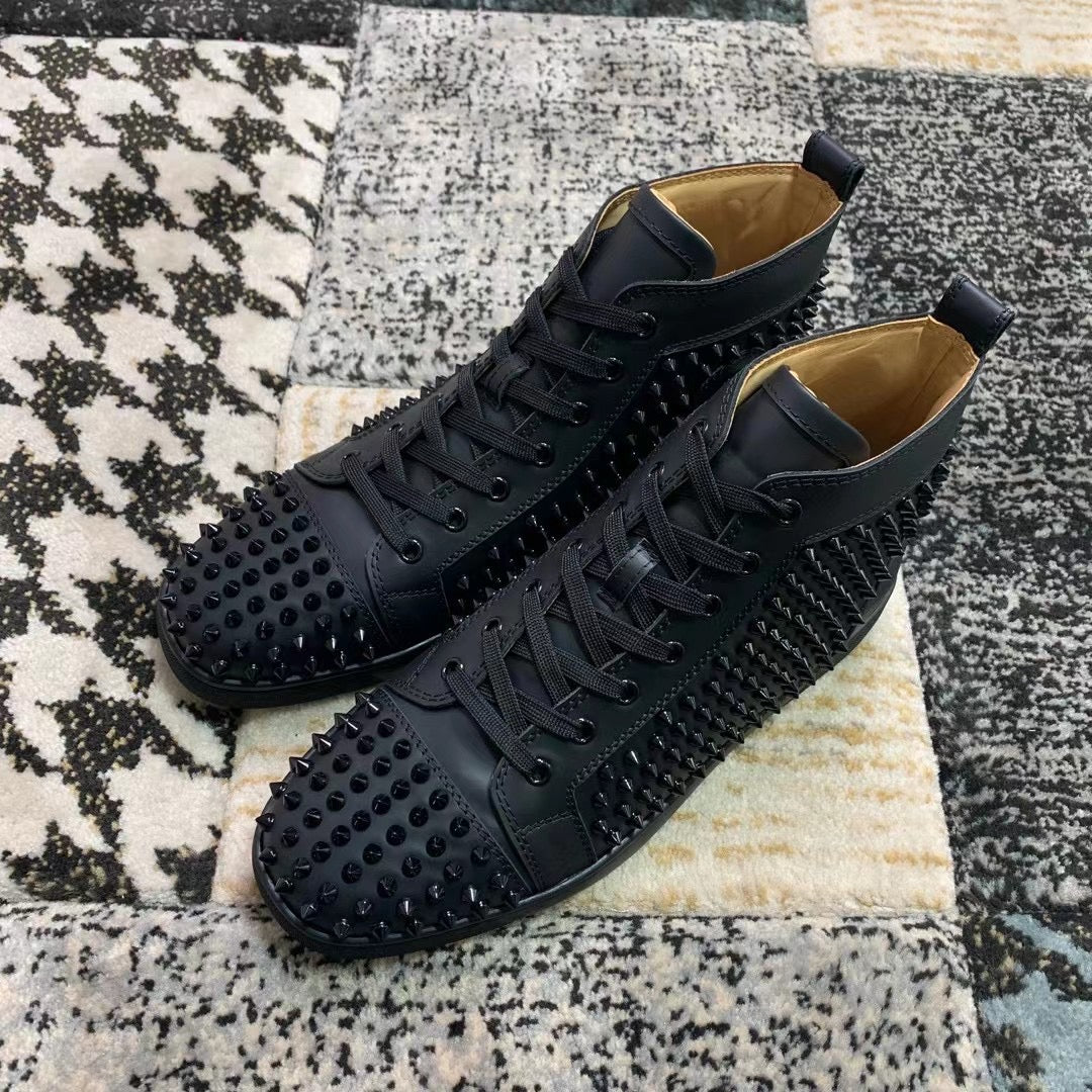 Christian Louboutin High Full Negru - prezentare produs