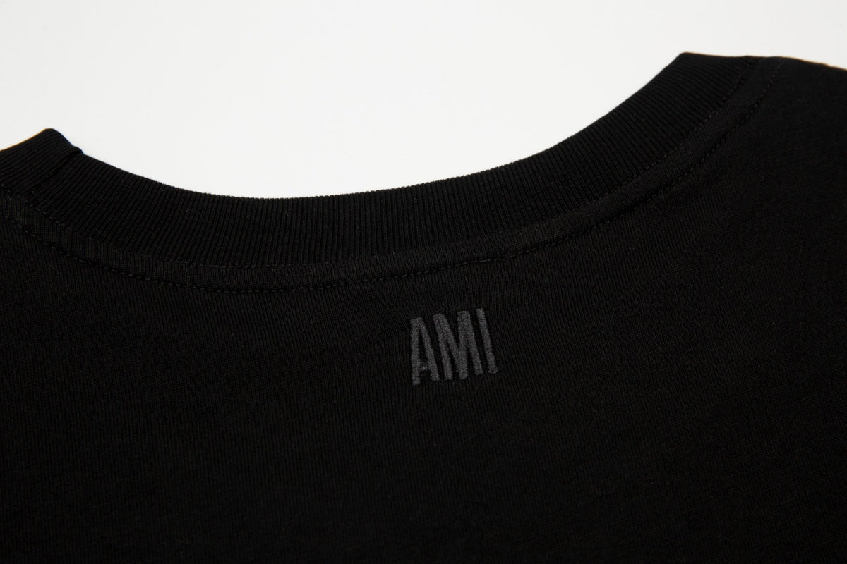Ami Paris T Cămașă Negru - prezentare produs