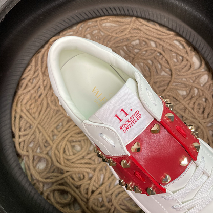 Valentino Rockstud Roșu Heart Pantofi sport - prezentare produs