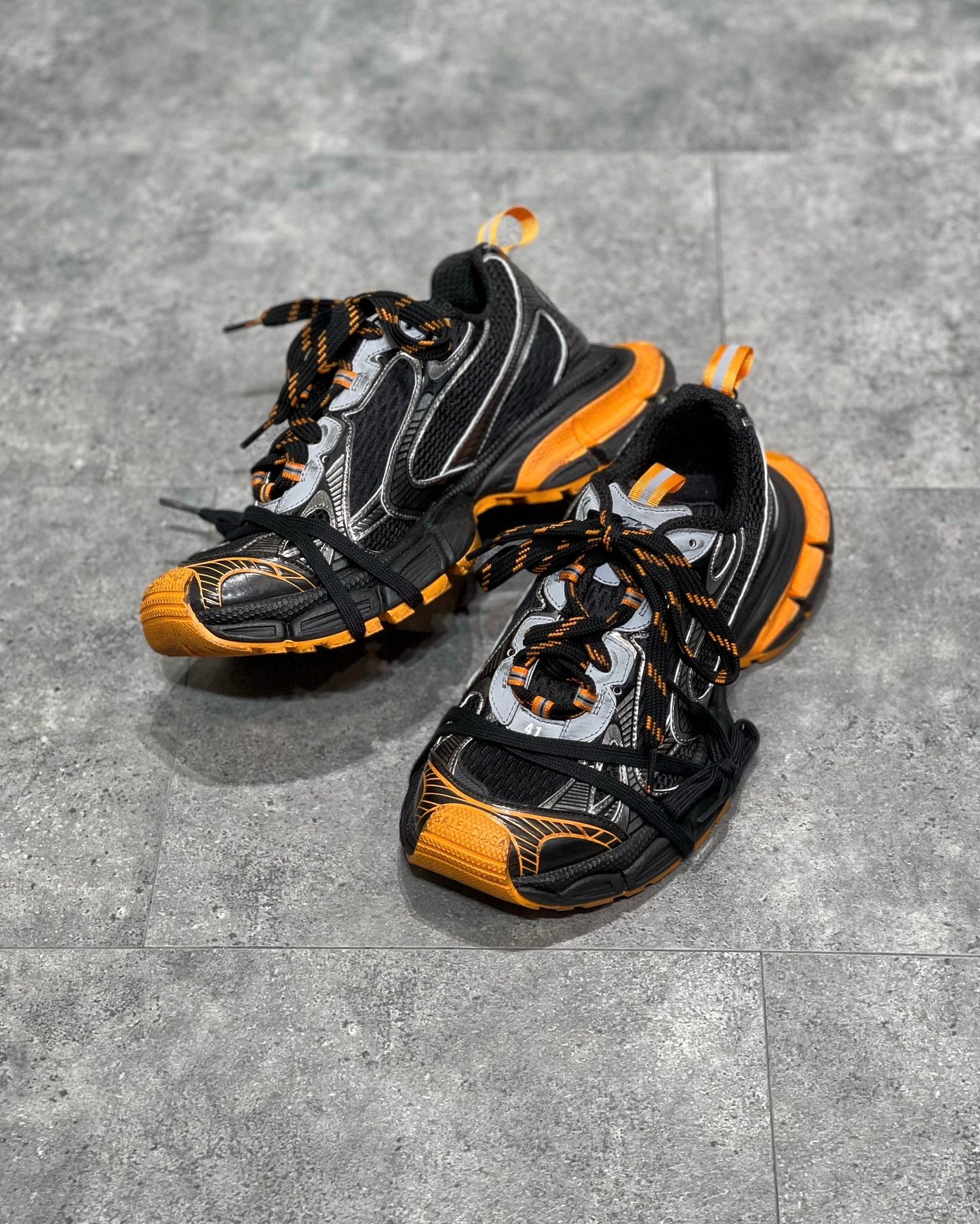 Balenciaga 3XL Portocaliu Negru Pantofi sport - prezentare produs