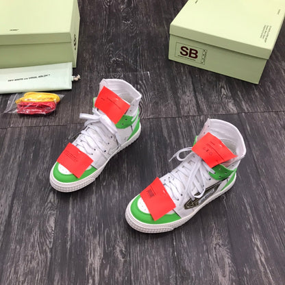 Off-White Off-White Court 3 0 Alb Verde Pantofi sport - prezentare produs