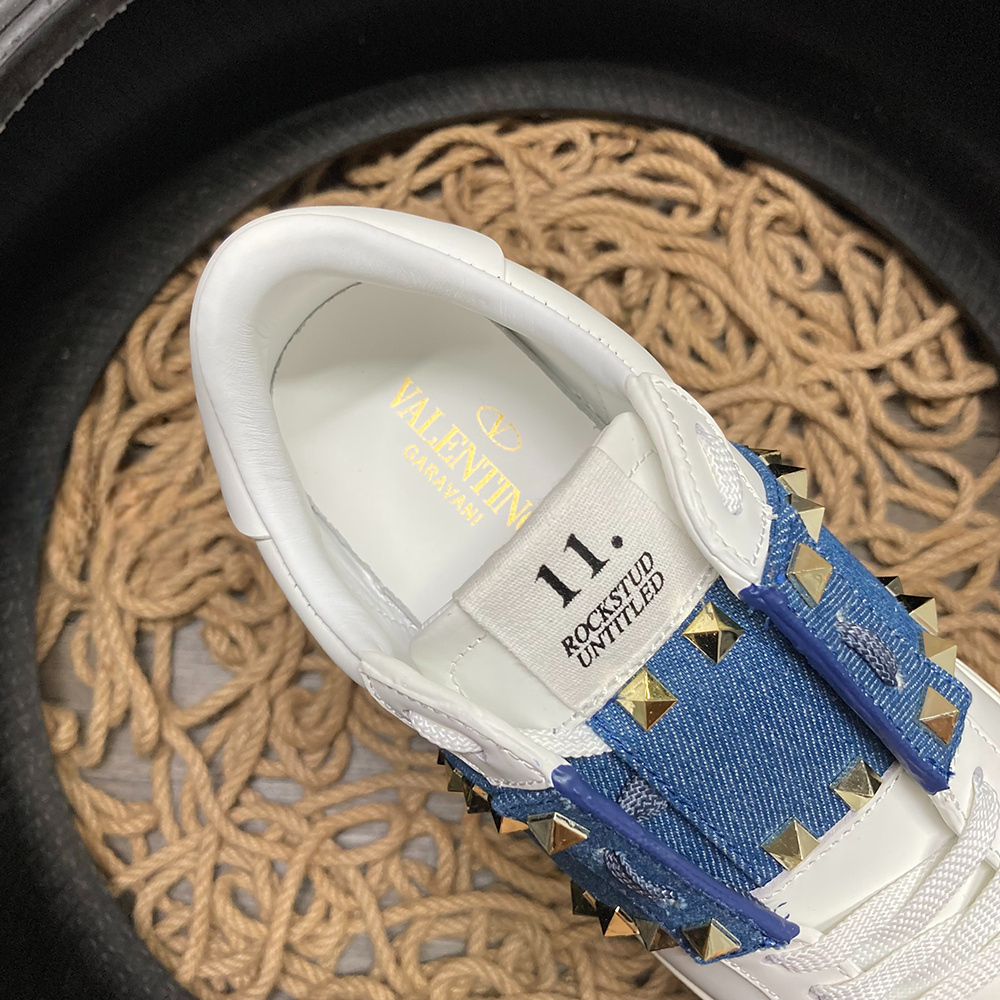 Valentino Rockstud Albastru Denim Pantofi sport - prezentare produs
