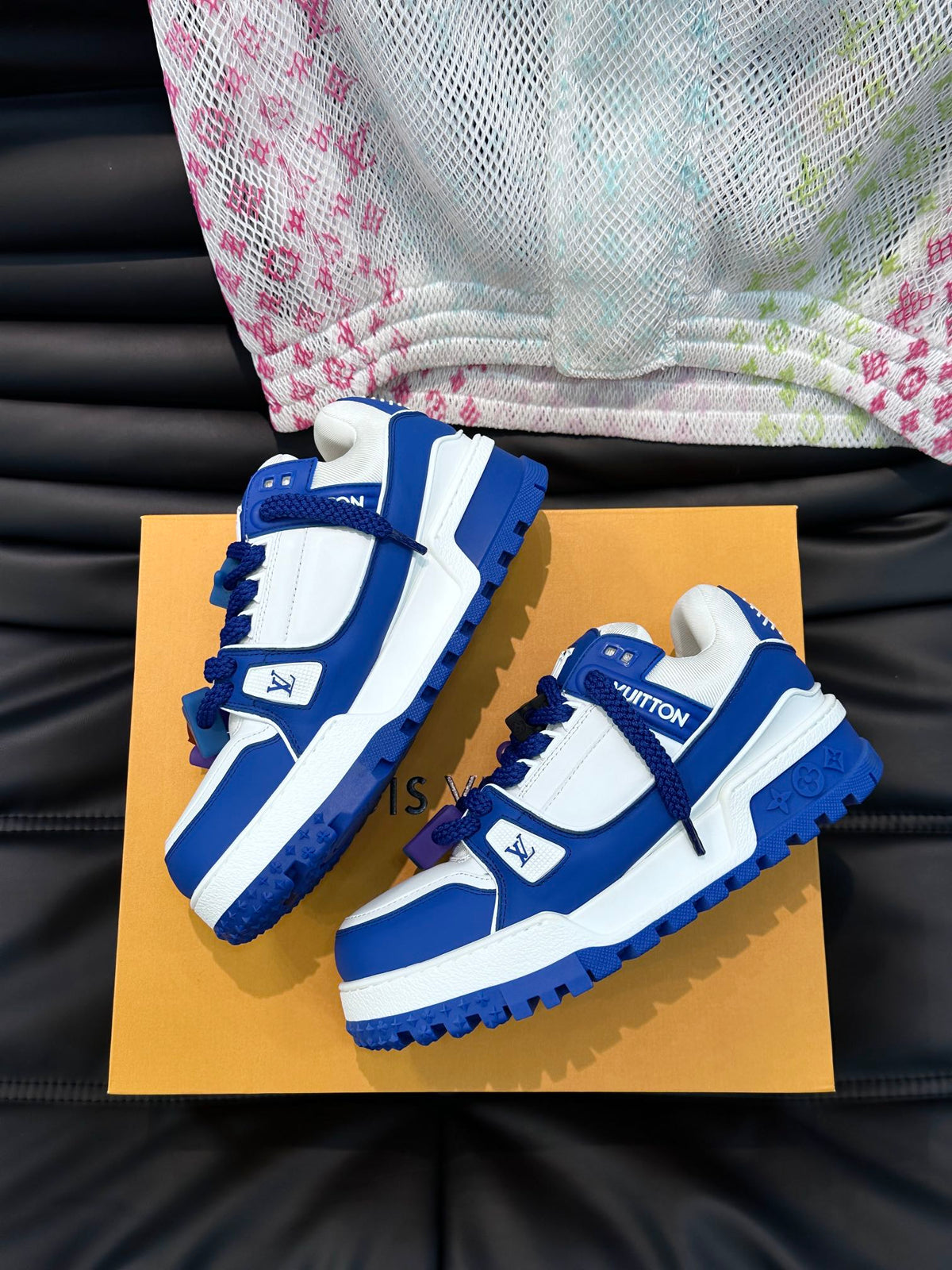 Louis Vuitton LV Pantofi sport Maxi Albastru - prezentare produs