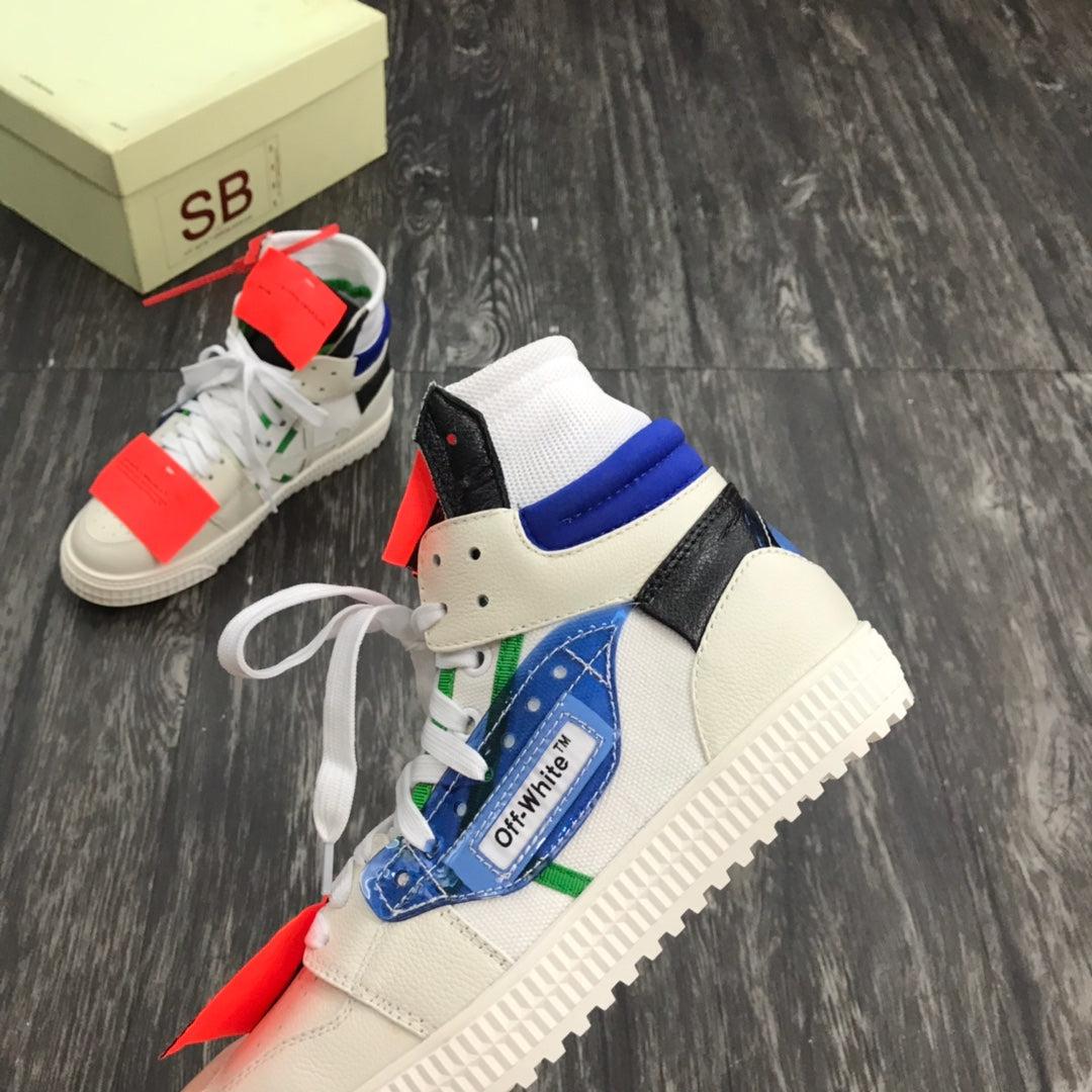 Off-White Off-White Court 3 0 Alb Albastru Pantofi sport - prezentare produs