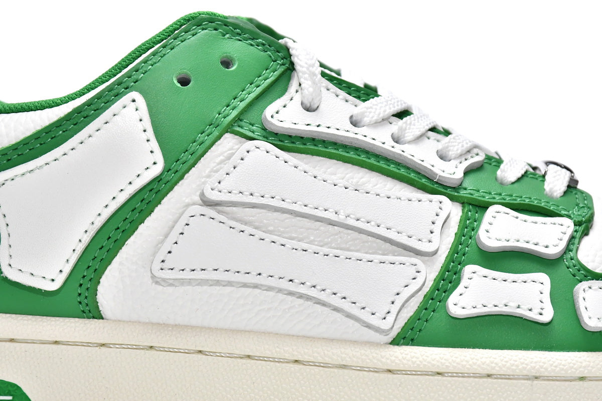 Amiri Skeleton Low Alb Verde - prezentare produs