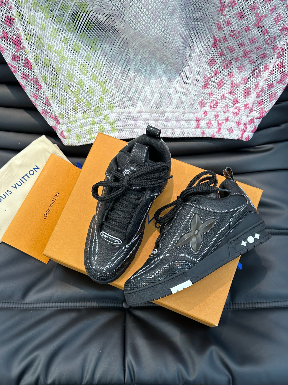 Louis Vuitton LV Skate Albastru Piele - prezentare produs