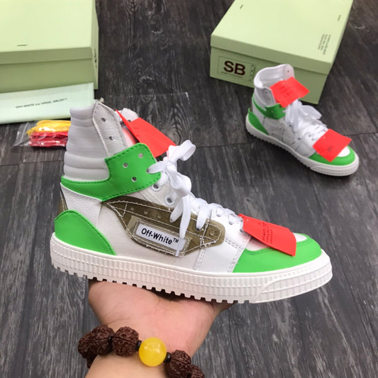 Off-White Court 3 0 Alb Verde - prezentare produs